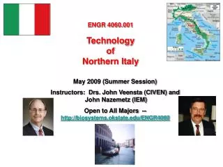 ENGR 4060.001 Technology of Northern Italy