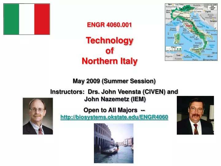 engr 4060 001 technology of northern italy