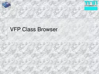 VFP Class Browser