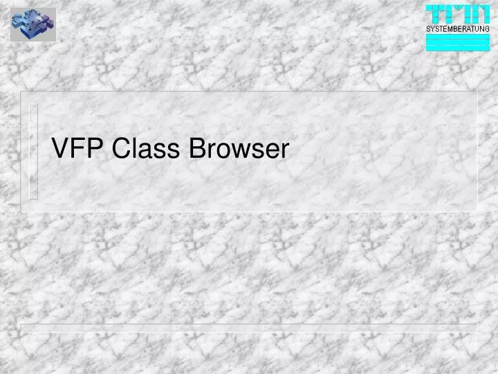 vfp class browser