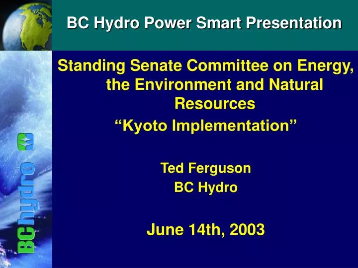 bc hydro power smart presentation