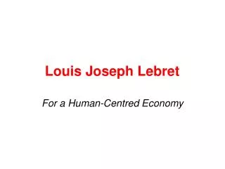 Louis Joseph Lebret