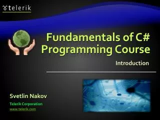 Fundamentals of C# Programming Course