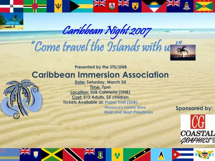caribbean night 2007 come travel the islands with us