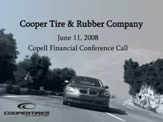 Cooper Tire &amp; Rubber Company