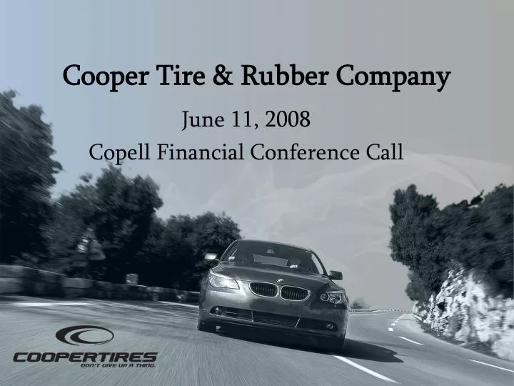 cooper tire rubber company