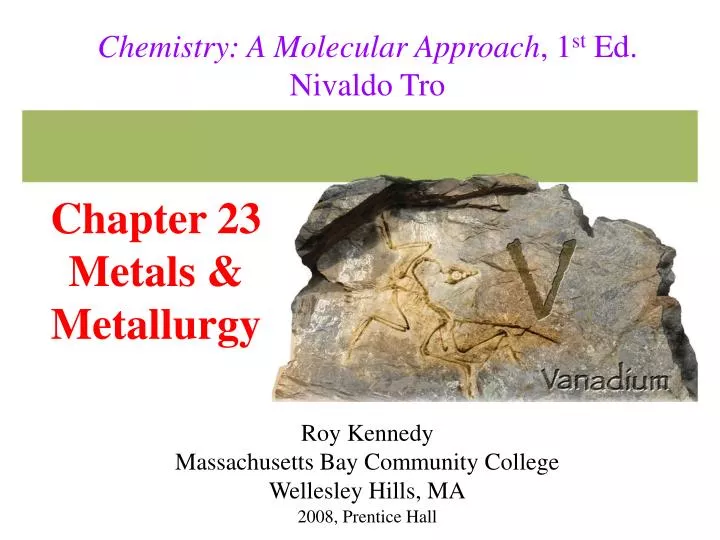 chapter 23 metals metallurgy