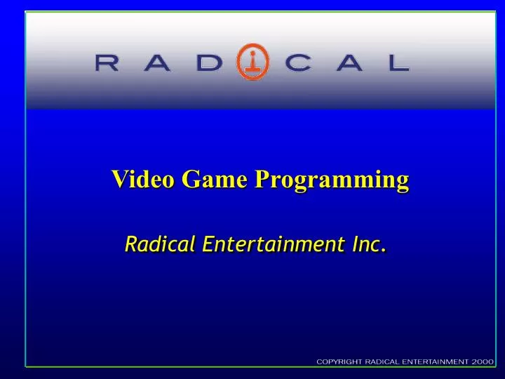video game programming