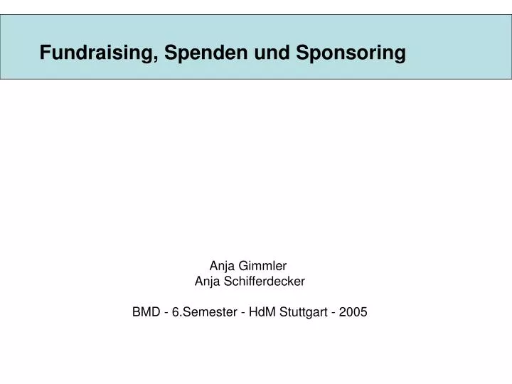 fundraising spenden und sponsoring