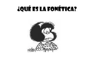 qu es la fon tica