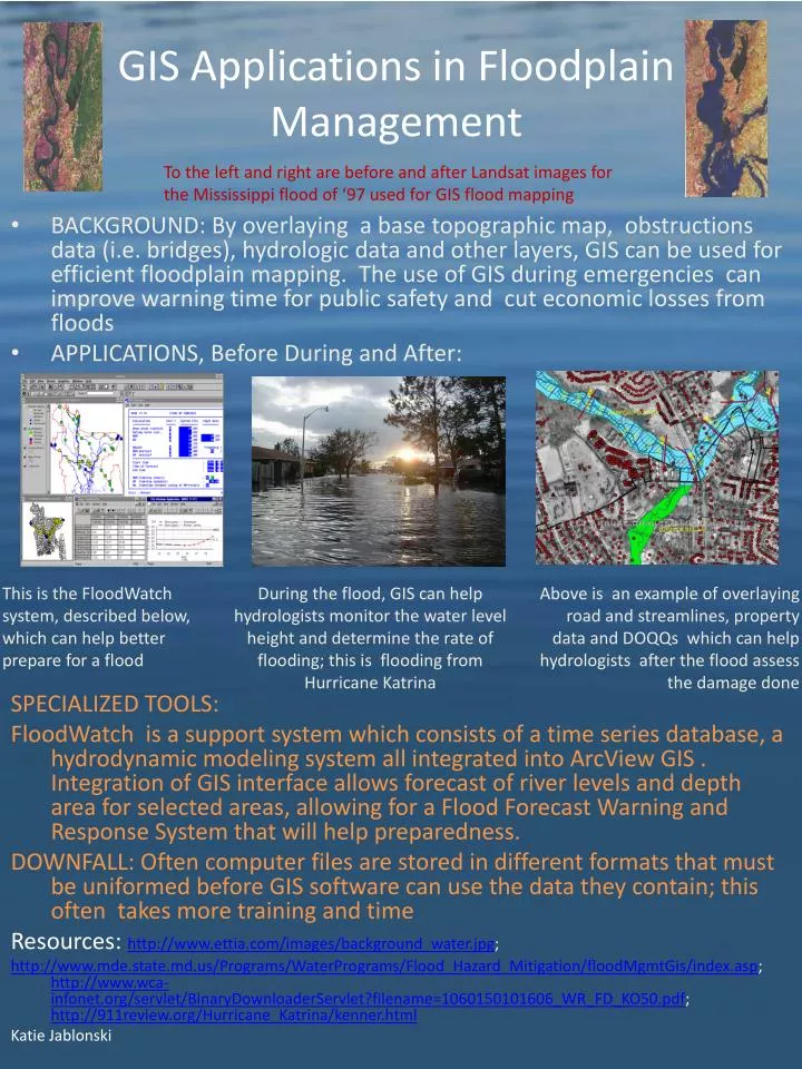 gis applications in floodplain management