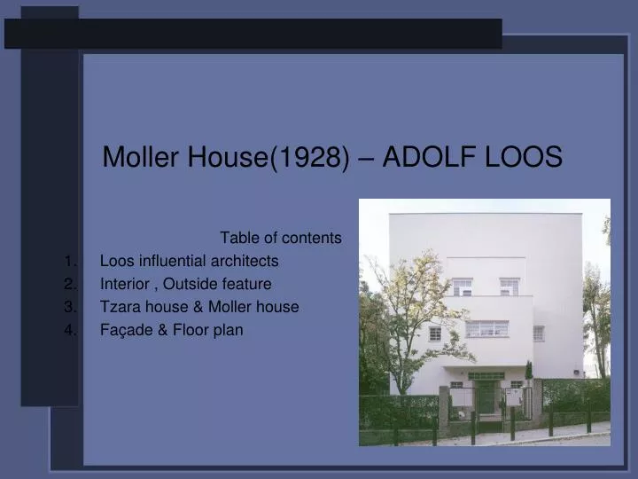 moller house 1928 adolf loos