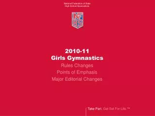 2010-11 Girls Gymnastics
