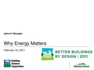 Why Energy Matters