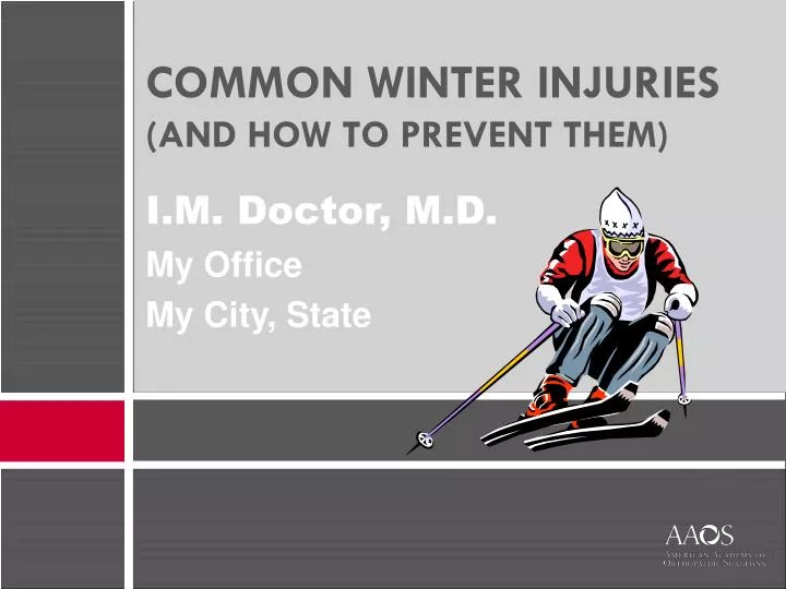 common winter injuries and how to prevent them