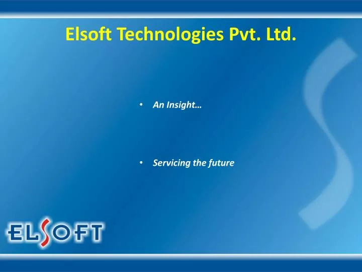 elsoft technologies pvt ltd
