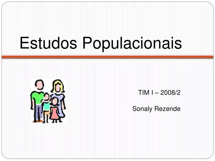 estudos populacionais