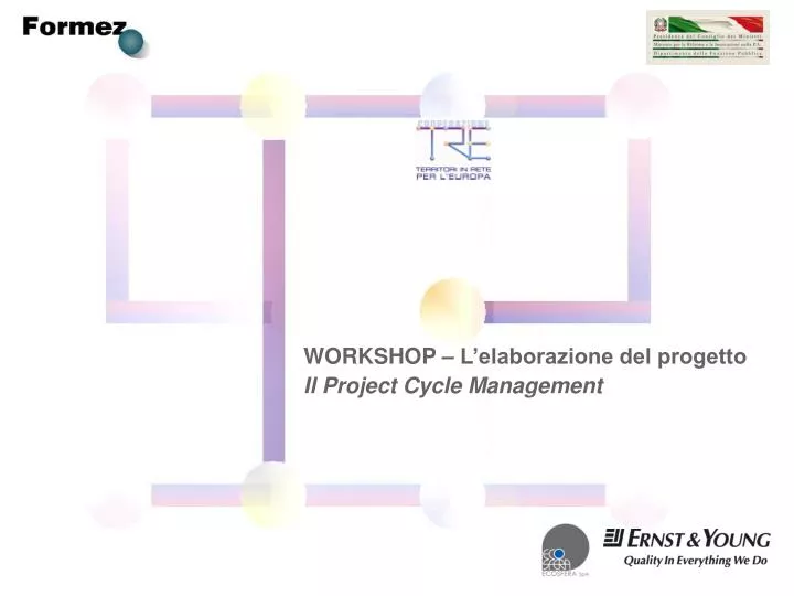 workshop l elaborazione del progetto il project cycle management