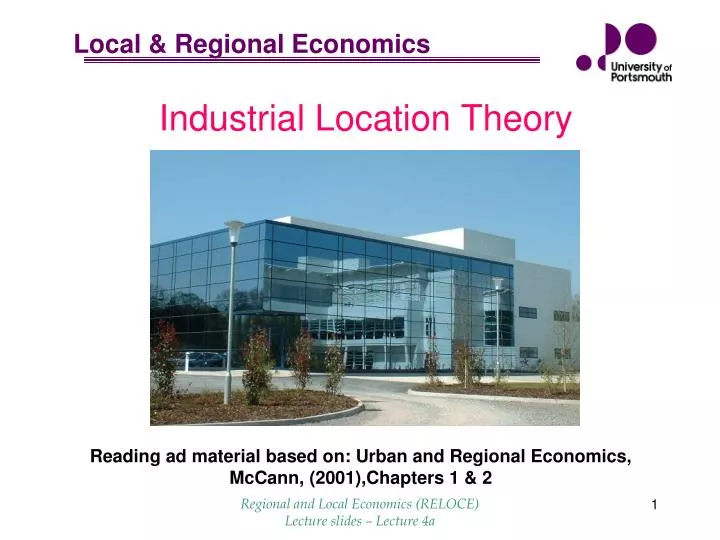 industrial location theory