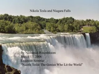Nikola Tesla and Niagara Falls