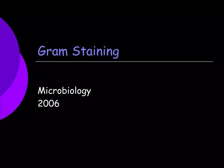 gram staining