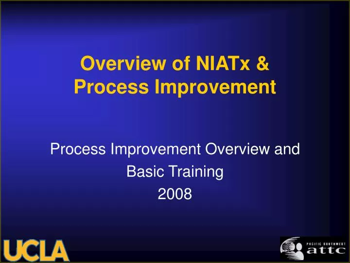 overview of niatx process improvement