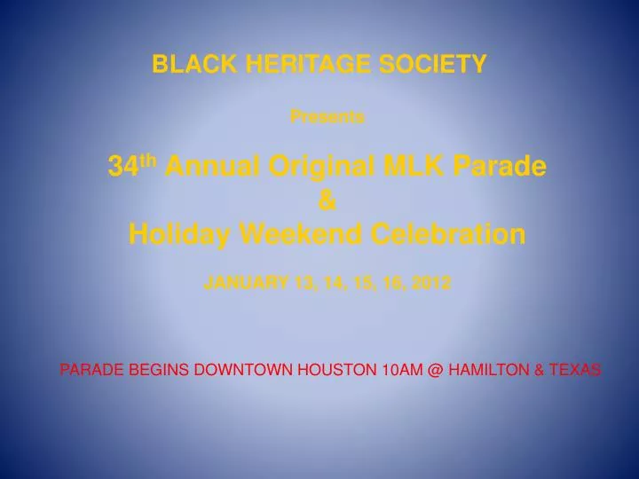 black heritage society