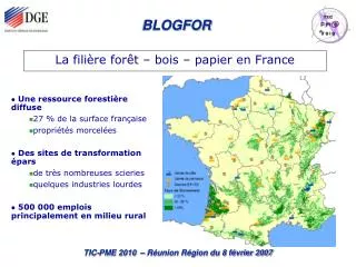 La filière forêt – bois – papier en France