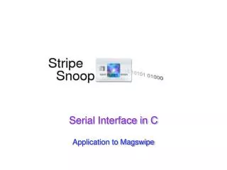Serial Interface in C