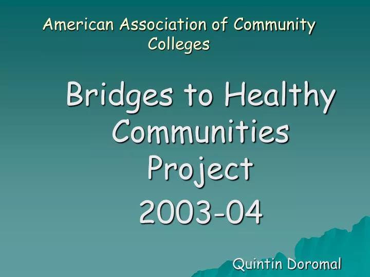 american association of community colleges