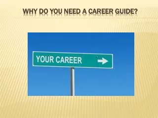 Why Do You Need a Career Guide?