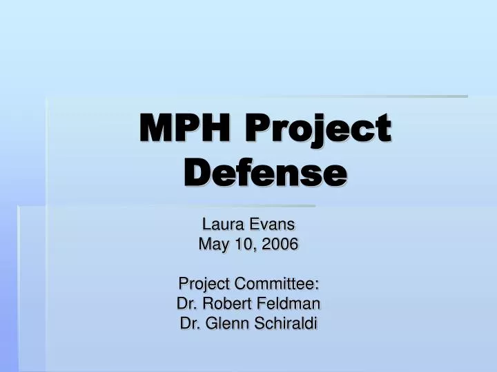 mph project defense