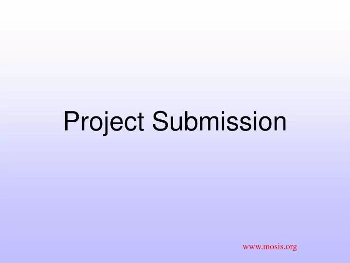 project submission