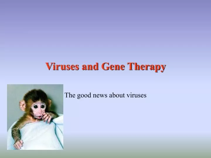 viruses and gene therapy