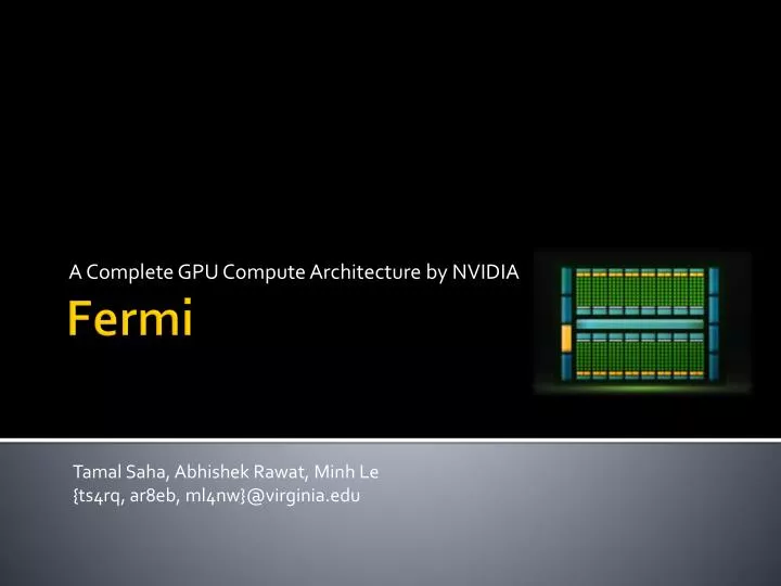 a complete gpu compute architecture by nvidia