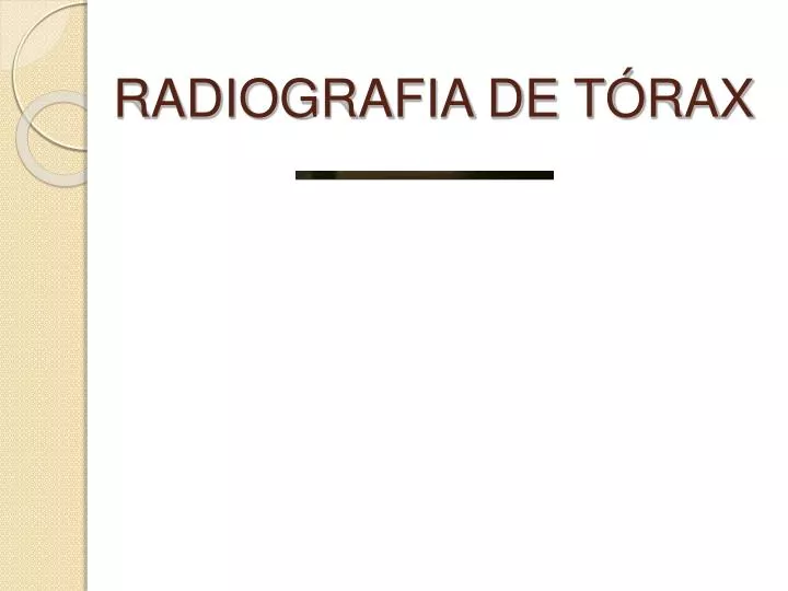 radiografia de t rax