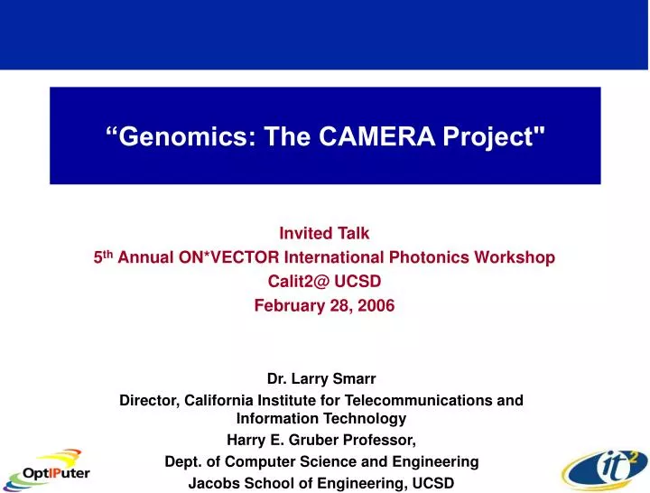 genomics the camera project