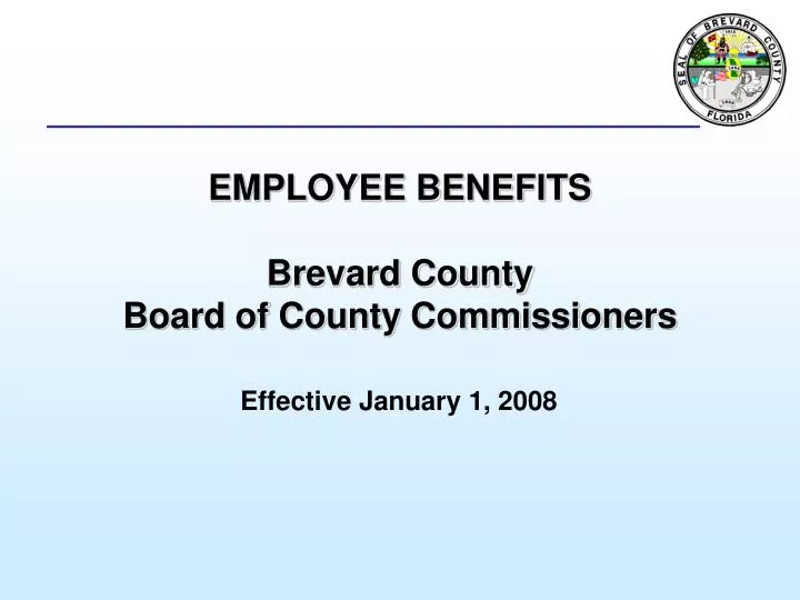 employee benefits brevard county board of county commissioners