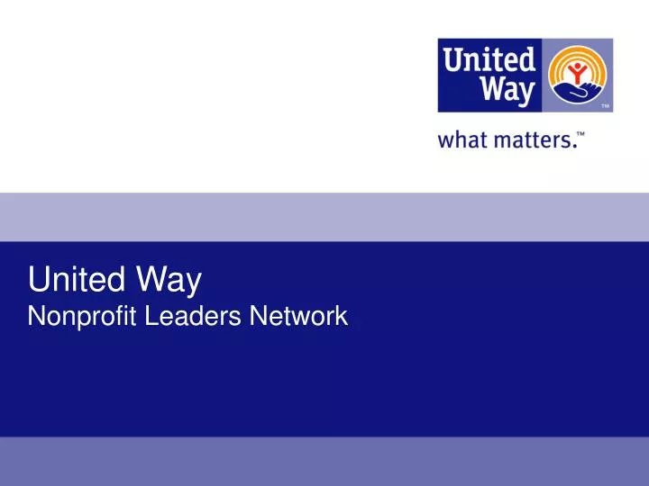 united way nonprofit leaders network