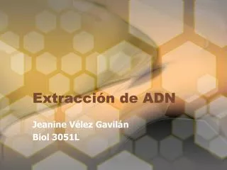 Extracción de ADN