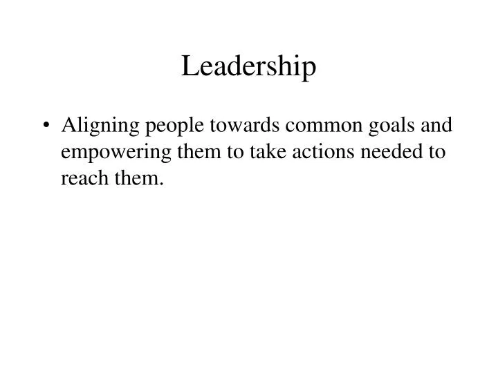 leadership