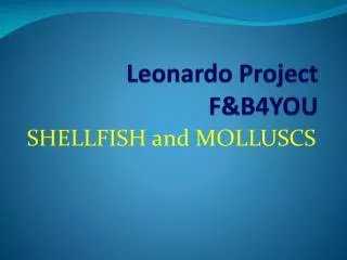 Leonardo Project F&amp;B4YOU
