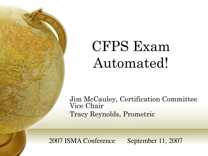 jim mccauley certification committee vice chair tracy reynolds prometric