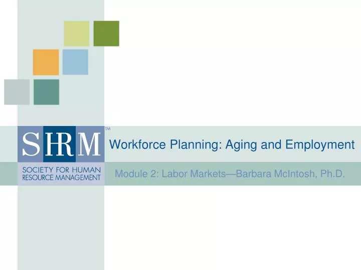 workforce planning aging and employment