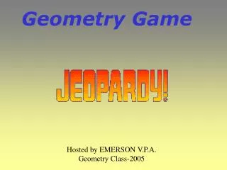 Geometry Game