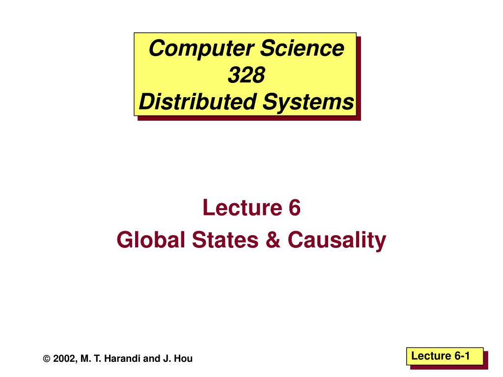 PPT - Computer Science 328 Distributed Systems PowerPoint Presentation ...