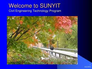 Welcome to SUNYIT Civil Engineering Technology Program
