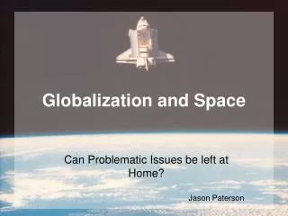 Globalization and Space