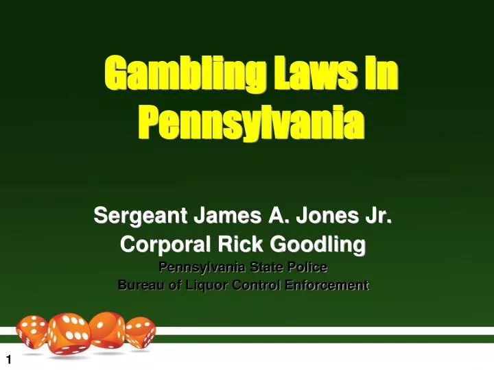gambling laws in pennsylvania