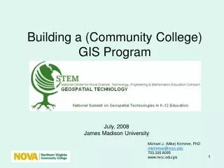 Building a (Community College) GIS Program